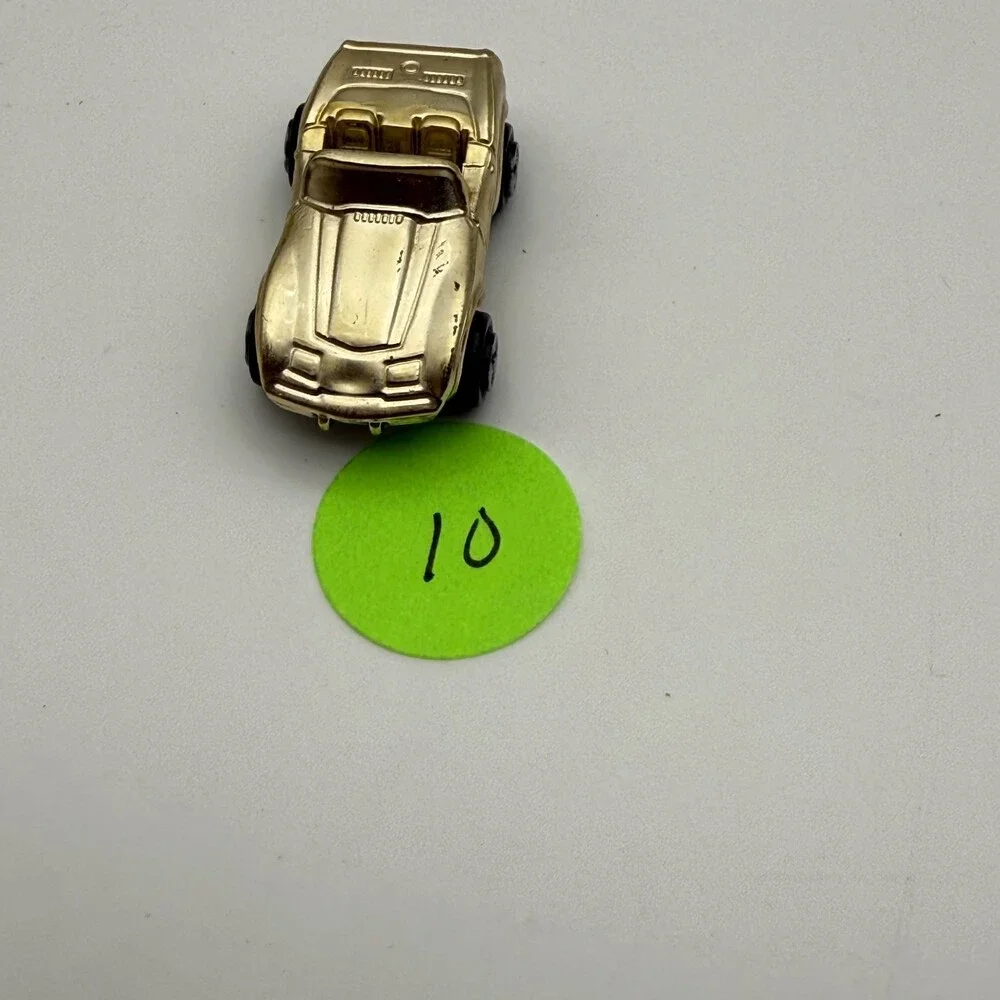 Vintage Micro Machines Gold Chrome Corvette C3 Convertible Mail In Promo Loose